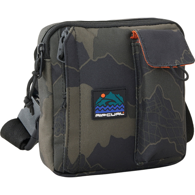 2025 Rip Curl 24/7 Pouch Search Camo 01FMSB - Black / Olive